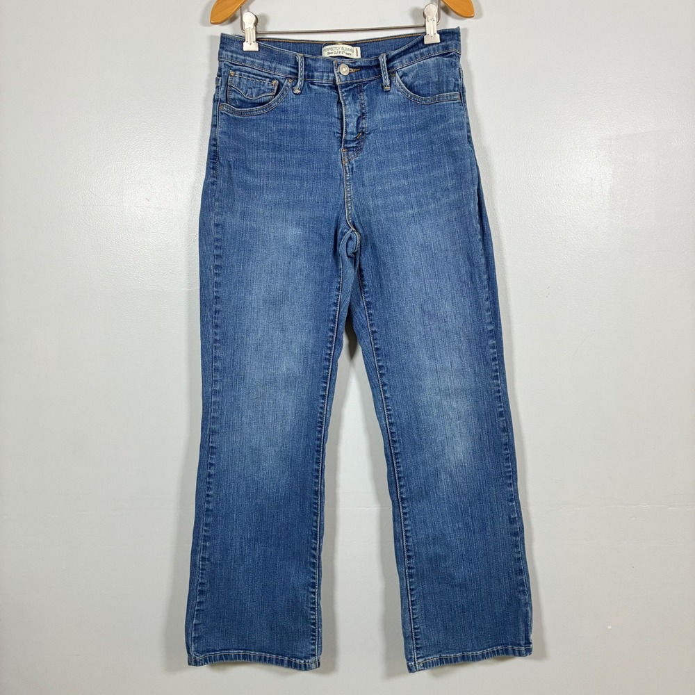 Levi's Jeans 8 Med Blue 512 Perfectly Slimming Boot Cut Classic Y2K Western